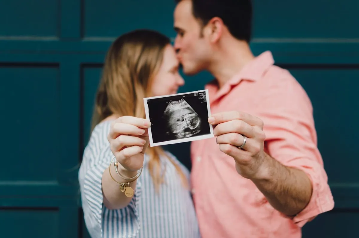 Expecting mother during pregnancy