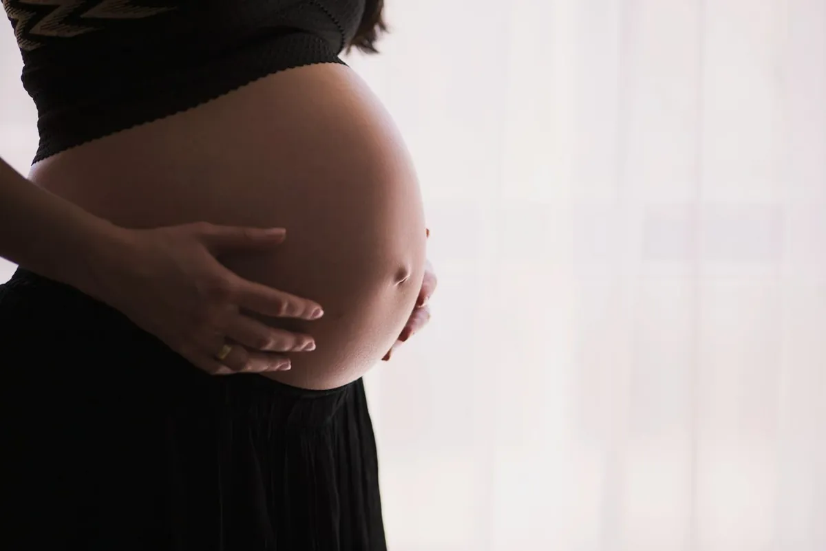 Expecting mother during pregnancy